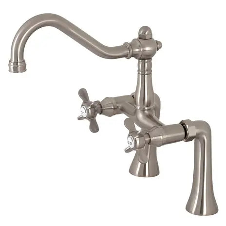 Kingston Brass Essex KS323XBEX Two-Handle 2-Hole Deck Mount Clawfoot Tub Faucet Kingston Brass