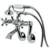 Kingston Brass KS269X Wall Mount Clawfoot Tub Faucet With Hand Shower