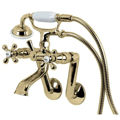 Kingston Brass KS269X Wall Mount Clawfoot Tub Faucet With Hand Shower