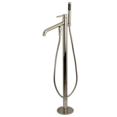 Kingston Brass KS813 Concord Floor Mount Tub Filler with Hand Shower Kingston Brass