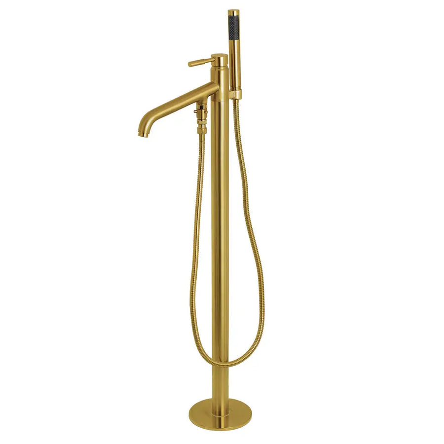 Kingston Brass KS813XDPL Paris Single Handle Freestanding Tub Faucet Kingston Brass