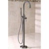 Kingston Brass KS815 Concord Floor Mount Tub Filler with Hand Shower