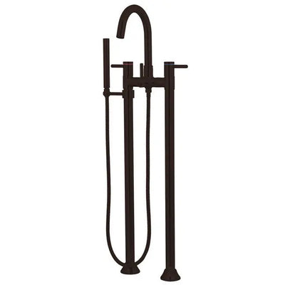 Kingston Brass KS835 Concord Floor Mount Tub Filler with Hand Shower