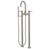 Kingston Brass KS835 Concord Floor Mount Tub Filler with Hand Shower