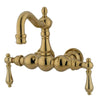 Kingston Brass Vintage CC1001T Two-Handle 2-Hole Tub Wall Mount Clawfoot Tub Faucet Kingston Brass