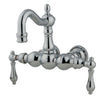 Kingston Brass Vintage CC1001T Two-Handle 2-Hole Tub Wall Mount Clawfoot Tub Faucet Kingston Brass