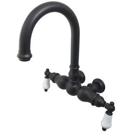 Kingston Brass Vintage CC3005T Two-Handle 2-Hole Tub Wall Mount Clawfoot Tub Faucet