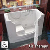 MediTub 3060WCA Series 30 x 60 Gelcoat Fiberglass Wheelchair Accessible Walk-In Bathtub SW Corp