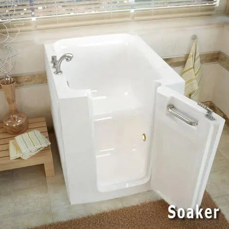 MediTub 3238 Series 32 x 38 Acrylic Fiberglass Walk-In Bathtub