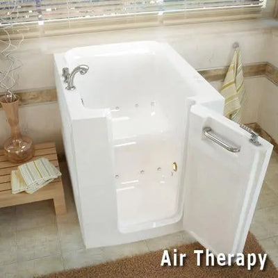 MediTub 3238 Series 32 x 38 Acrylic Fiberglass Walk-In Bathtub SW Corp