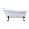 Kingston Brass Aqua Eden VT7DE672826WAC 67" Acrylic Single Slipper Clawfoot Tub Kingston Brass