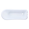 Kingston Brass Aqua Eden VT7DE672826WAC 67" Acrylic Single Slipper Clawfoot Tub Kingston Brass