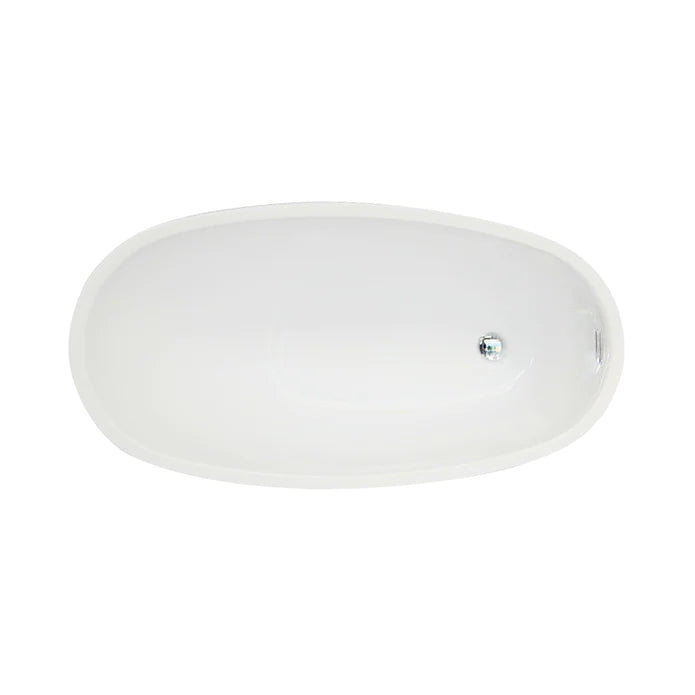 Kingston Brass - Aqua Eden VTRS482627 48-Inch Acrylic Freestanding Tub - VTRS482627 Kingston Brass