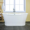 Barclay Wakely 68" Extra Wide Cast Iron Bateau Tub CTBATN68W-WH Barclay Products