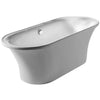 Whitehaus Collection WHBL175BATH Oval Double Side Freestanding Acrylic Soaking Bathtub