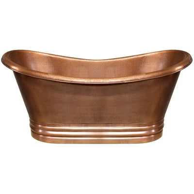 Whitehaus Collection WHCT-1003 Handmade Double Ended Freestanding Copper Bathtub