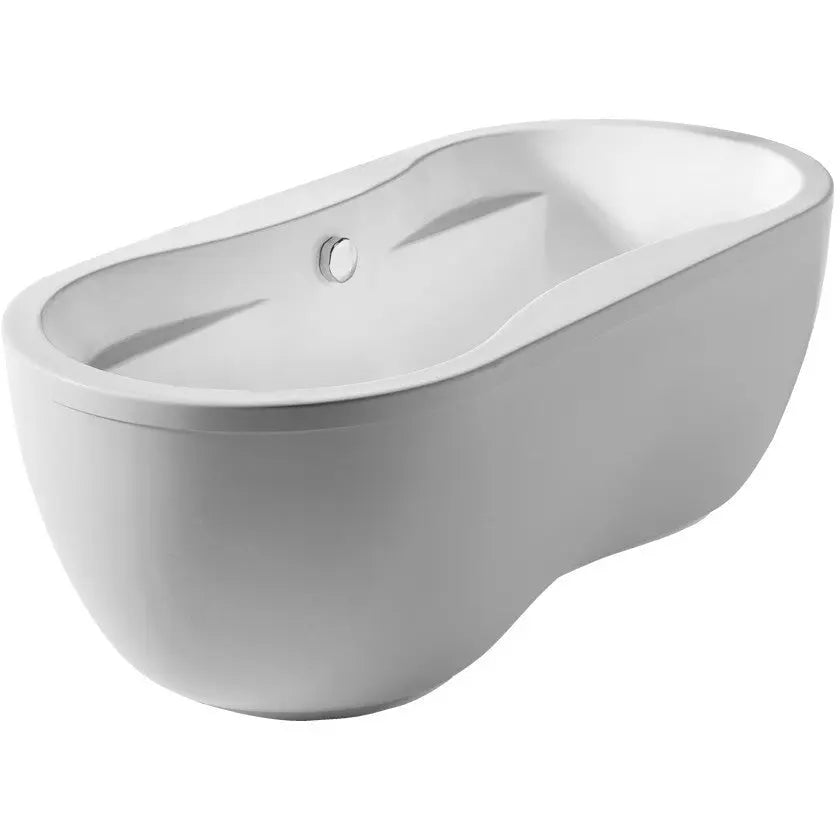 Whitehaus Collection WHDB170BATH Oval Double Sided Freestanding Acrylic Bathtub