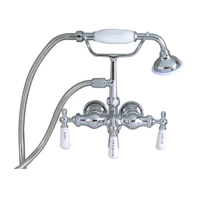 Barclay 4025-PL Clawfoot Tub Filler Hand Held-Shower Old Style Spigot
