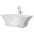 A & E Bath and Shower Abzu Acrylic 67" Premium Acrylic Rectangular Freestanding Tub