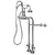 Cambridge Plumbing Clawfoot Tub Freestanding English Telephone Gooseneck Faucet & Hand Held Shower Combo