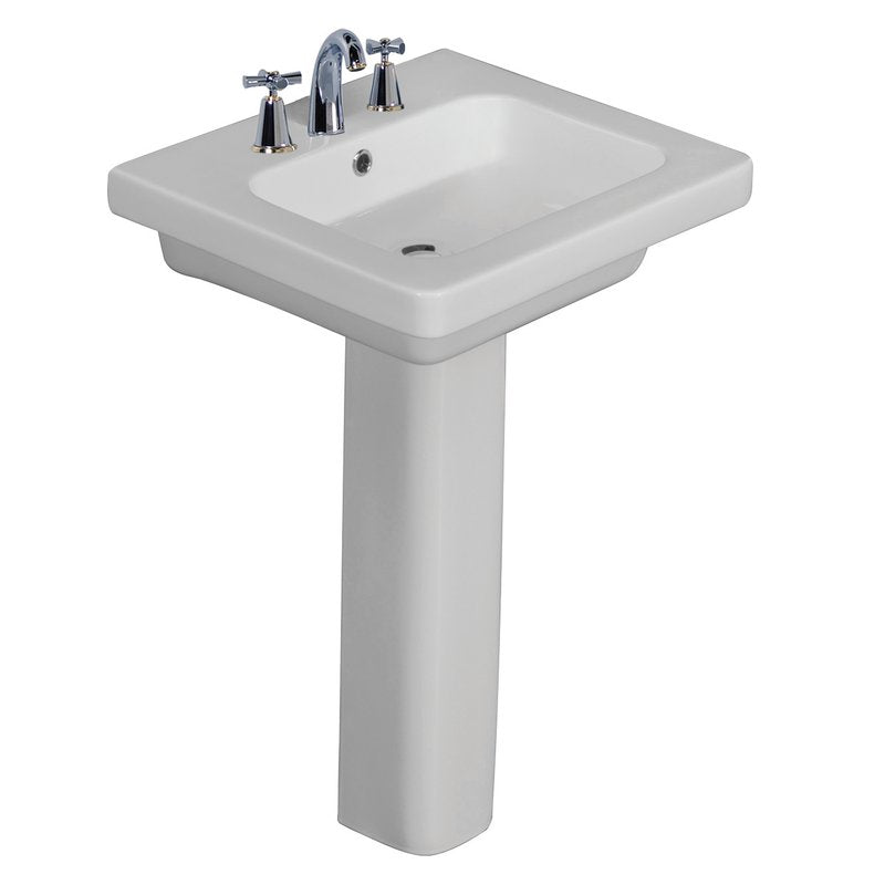 Barclay Resort 500 Pedestal Lavatory Bathroom Sink single hole faucet